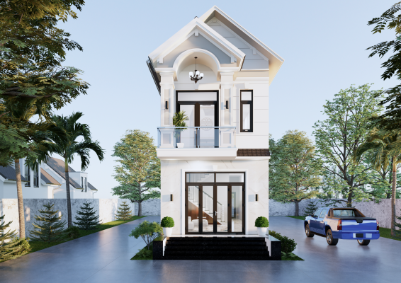 Nhà phố mái ngói 1 tầng - 89Design