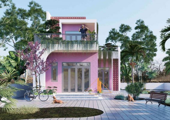 Biệt Thự Màu Tím Cá Tính - 89Design