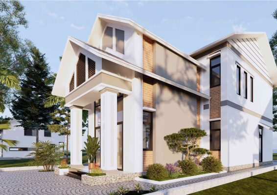 Nhà Mái Ngói Hiện Đại Xen Kẽ Truyền Thống - 89Design