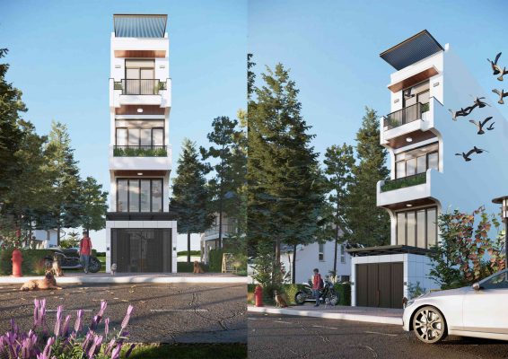 Nhà Phố Cao Tầng Đẹp Chánh Nghĩa - 89Design