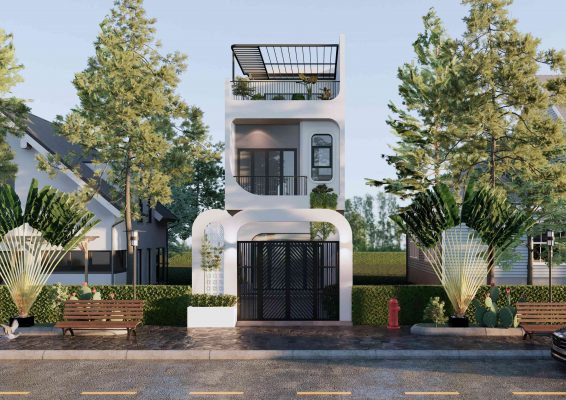 Nhà Phố Có Sân Thượng Thoáng Mát - 89Design