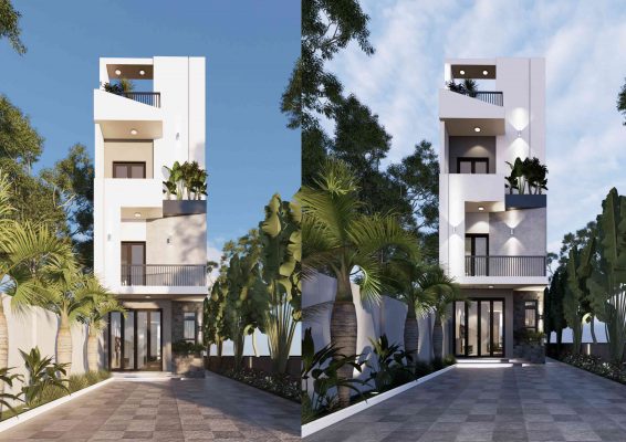 Nhà Phố Tối Giản Đầy Đủ Tiện Nghi Củ Chi - 89Design