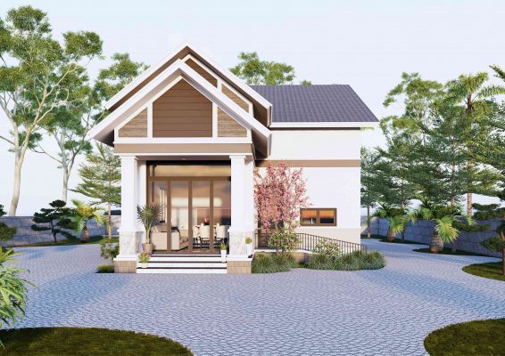 Thiết Kế Ngôi Nhà Nhỏ Cho Ngoại Ô - 89Design