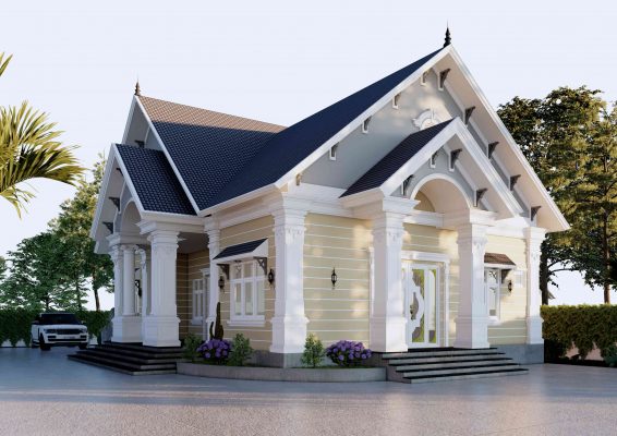 Thiết Kế Nhà Giữa Cổ Kính Và Sang Trọng - 89Design