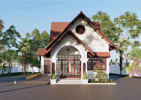 Thiết Kế Nhà Phong Cách Cổ Điển Mái Ngói Ấm Cúng - 89Design