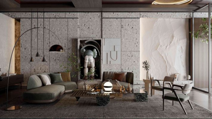 Phòng Khách Tone Sáng Trẻ Trung