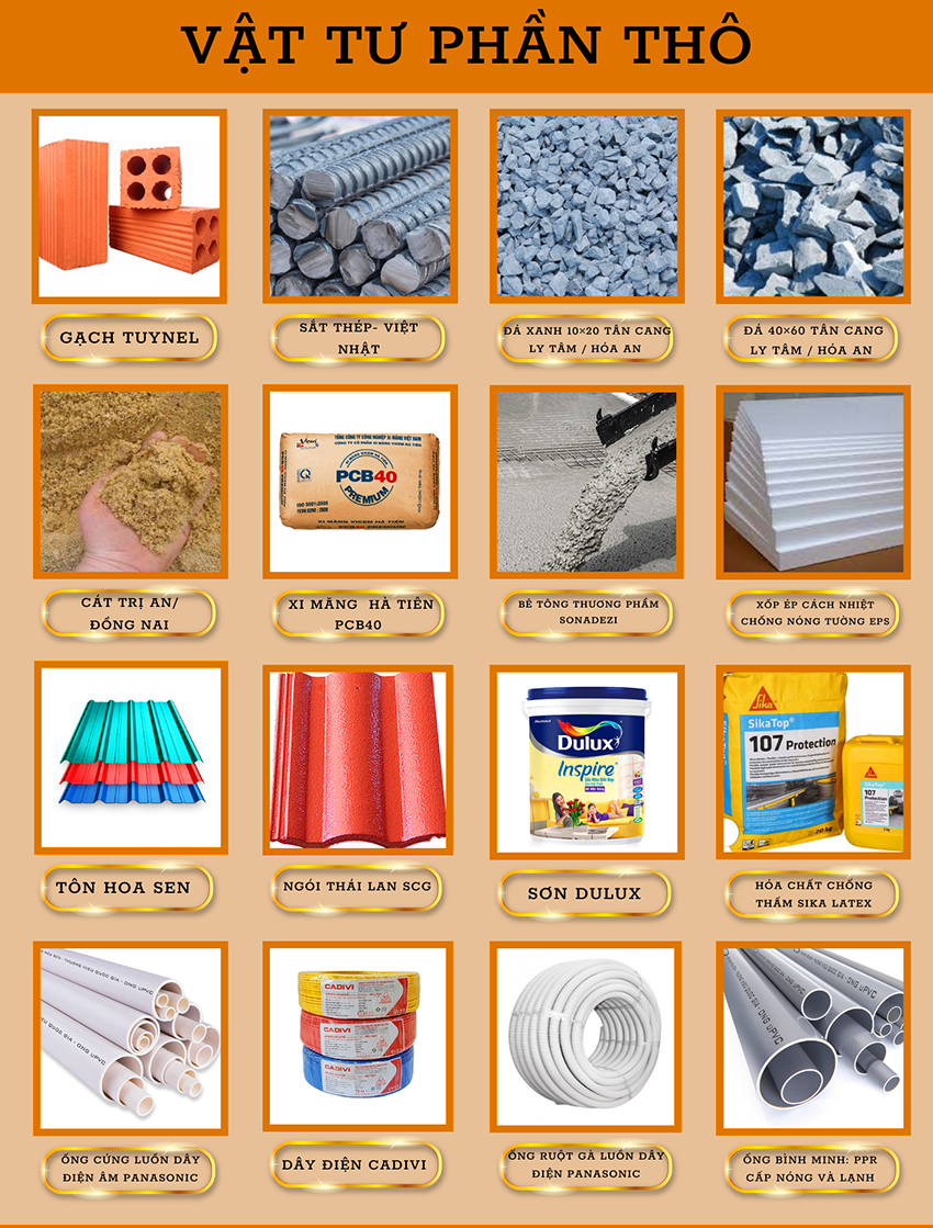 vật tư hoàn thiện